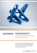 Vorschau der ersten Seiten des Anwenderberichts mit H.P. Kaysser